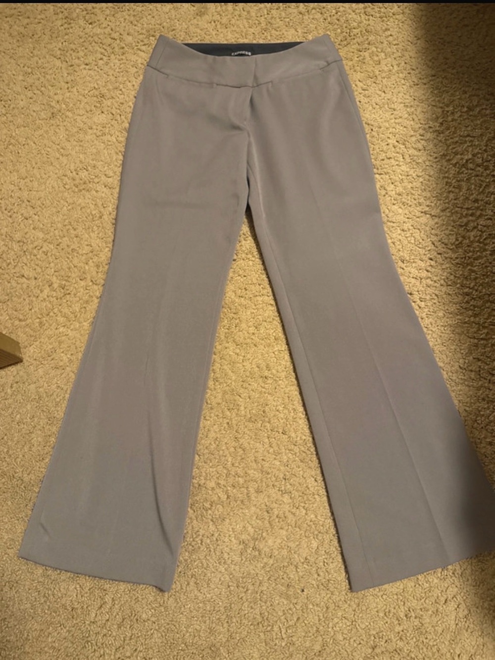 Express Editor Boot-Cut Dress Pants in Taupe New no tags